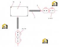 Комплект сирены и громкоговорителя