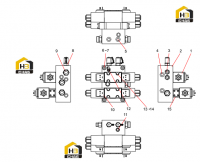 Клапан левый поворотный