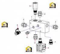 Клапан переключающий охлаждения