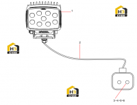 Лампа рабочая