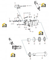 Механизм поворотный блокировки