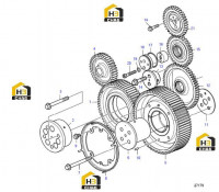 Шестерни холотого хода