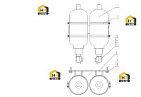Аккумулятор в сборе