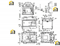 Схема кабины в сборе