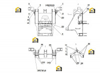 Схема передней рамы в сборе