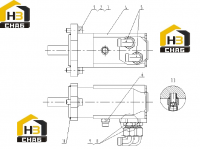 Крепление моторчика