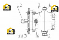 Крепление моторчика вентилятора
