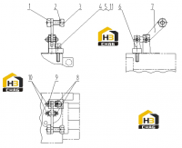 Механизм шатуна штока клапана
