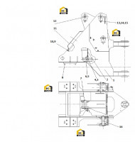 Комплект передней рамы в сборе