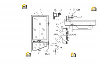 Дверь левая в сборе