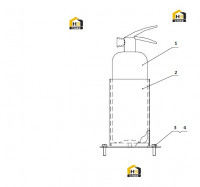 Огнетушитель в сборе