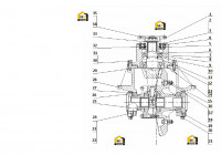 Привод главный с комплектующими