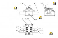 Узел установки распределительного клапана