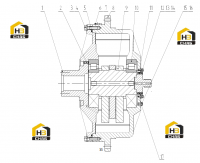 Камера левая вибрационная 22W0001