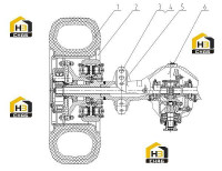Мост задний в сборе 26Y0009