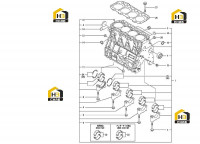 Блок цилиндров 40C08631 000
