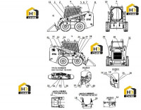Комплектующие погрузчика (часть2) 34C1467 005