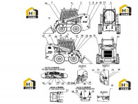 Комплектующие погрузчика (часть3) 34C1468 005