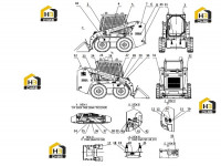 Комплектующие погрузчика (часть5) 34C1494 005