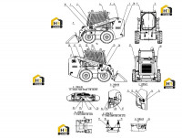 Комплектующие погрузчика (часть6) 34C1495 004