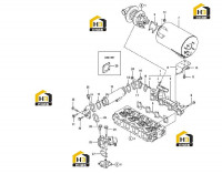 Коллектор выпускной и глушитель 40C0863 6 000