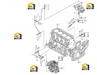 Патрубки подачи смазочного масла 40C0863 11 000