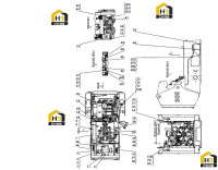 Рама с комплектующими 46C1627 008