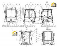 Кабина в сборе 41E0448 006