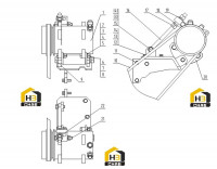 Комплектующие компрессора 46C5146 002