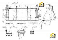 Корпус ковша 43C2376 001