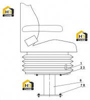Кресло водительское 46E0066 001