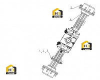 Мост задний ведущий 01E0097 004