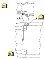 Патрубок смазочный передней оси 00K0031 000