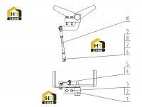 Педаль 23C0282 000