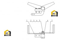 Педаль в сборе 24C0972 001