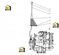 Рычаг управления переключением передач 23C0215 002