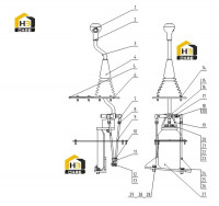 Система джойстика 24C1060 005