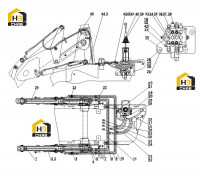 Система гидравлическая погрузчика 11E0751 004