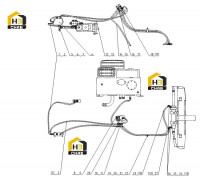 Система гидравлическая рулевого управления 10E0206 000