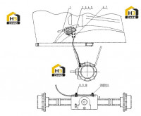 Система стояночного тормоза 21E0079 004