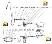 Система вспомогательная гидравлическая 15E0829 004
