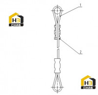 Трос проволочный 54C0321 000