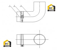 Узел воздуховода 00C1697 002