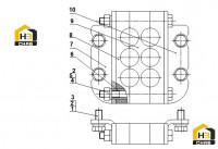 Зажим для трубы 09C0955 001