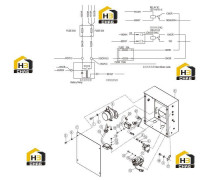 Блок управления в сборе 49C5424 000 00