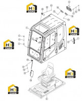 Кабина в сборе 41Y0541 000 00