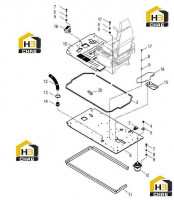 Каркас пола 47C3396 000 00