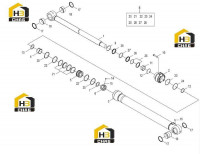 Цилиндр стрелы 10C1672 000 00
