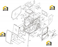 Комплектующие кабины 47C1898 001 00