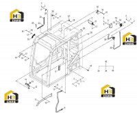 Комплектующие кабины 47C1898 001 01